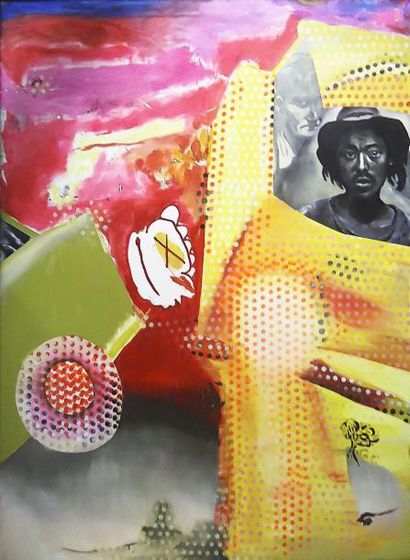 IOAN DRAGOS BURLACU
TRAFIC -2002 Huile sur...