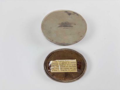 Augsburg.
Oval molded box engraved with the...