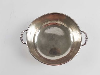 Vegetable dish. 
Circular shape with two...