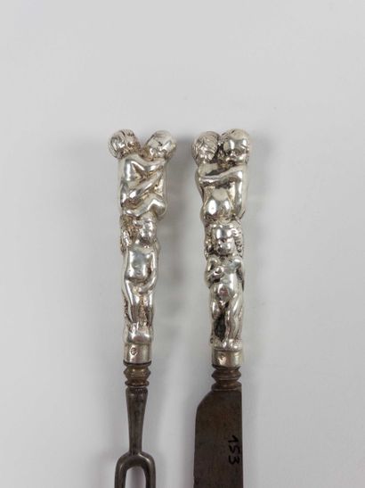 Netherlands.
Pair of flatware consisting...