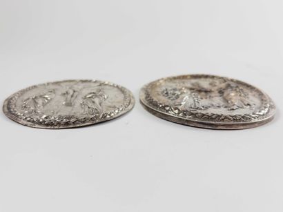 Southern Netherlands. 
Pair of plates depicting...
