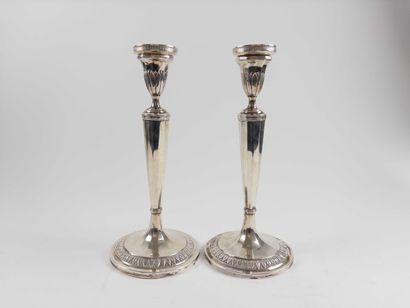 Empire period.
Pair of torches with circular...
