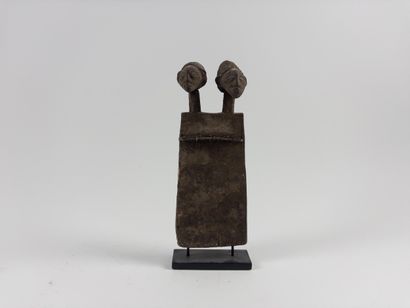 Luba.
Lamellophone. Carved wood mounted on...