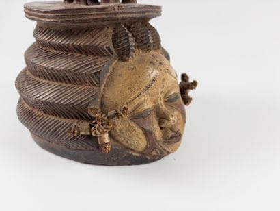 Mende, France. 
Helmet mask surmounted by...
