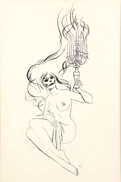 Gaston Bogaert (Belgique, 1918-2008).
Femme...