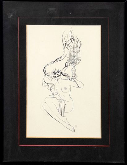 Gaston Bogaert (Belgique, 1918-2008).
Femme...