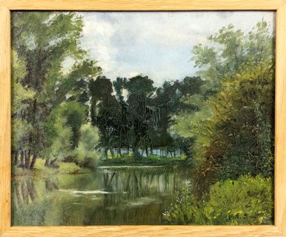 Victor Lecomte (France, 1856–1920).
Landscape...