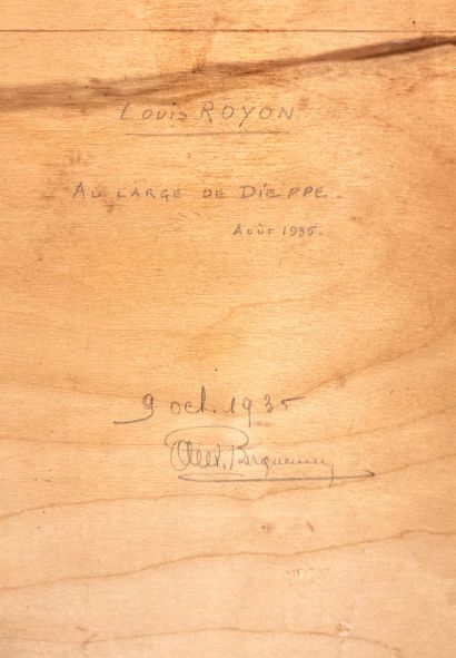 Louis Royon (1882-1968).
Off Dieppe. August...
