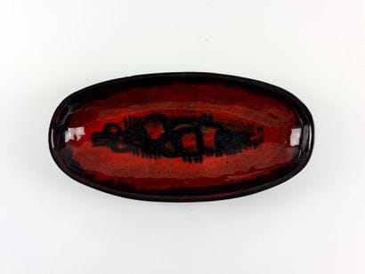 Jan Cobbaert (Belgium, 1909-1995).
Oval dish....