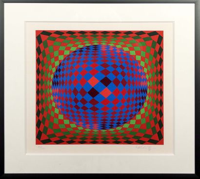 Victor Vasarely (France, 1906-1997).
Vega....