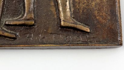 Rik Poot (1924-2007).
F.P.S. Brabant. Bronze...