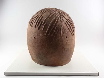 Bura.
Funerary urn. Terracotta. Niger. Presented...
