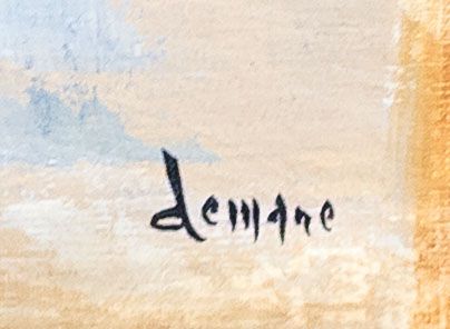 Eugène Emile Demane (Belgium, 1940).
Blue...