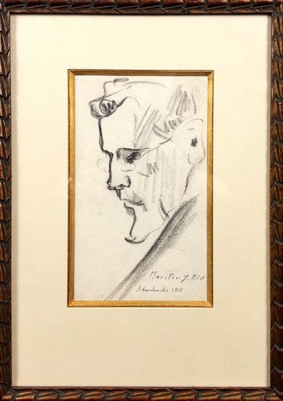 Médard Maertens (1875-1946).
Portrait d'homme....
