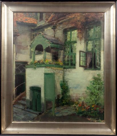 Fernand Toussaint (1973-1956).
The courtyard....