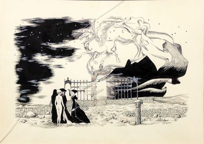 Gaston Bogaert (Belgique, 1918-2008).
Pégase....