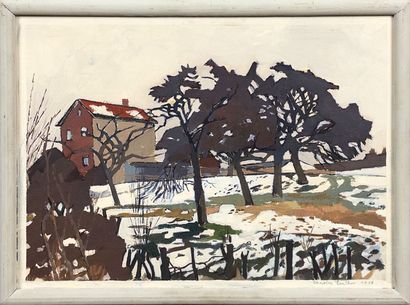 Charles Leuther (Belgium, 1920–2009).
Snowy...