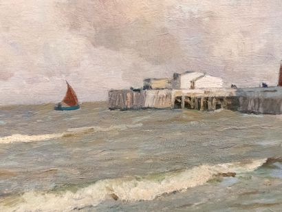 Maurice Sys (Belgium, 1880–1972).
Estacade....