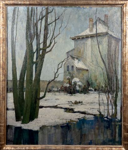 Jacques Lieven Allaert (1900-1975).
Snow-covered...