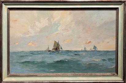 Louis Royon (1882-1968).
Off Dieppe. August...
