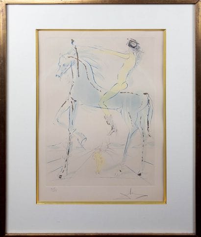 Salvator Dali (1904-1989).
Lithograph signed...