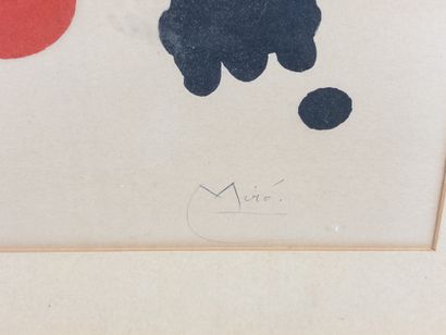 Joan Miró (Spain, 1893–1983).
Red and Blue....