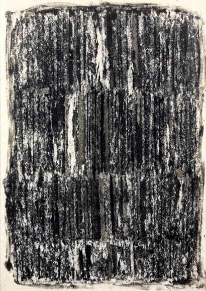 César (France, 1921–1998).
Torn wash drawing....
