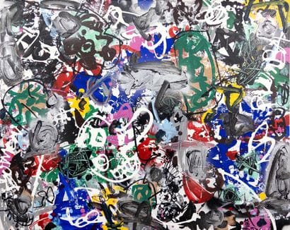 Mélik Ouzani (France, 1942).
Graffitis. 2011....