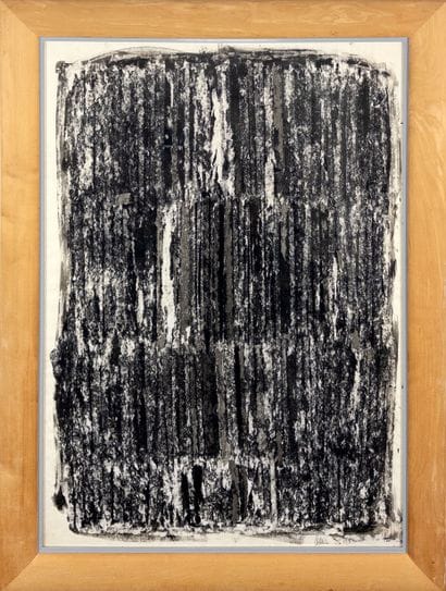 César (France, 1921–1998).
Torn wash drawing....