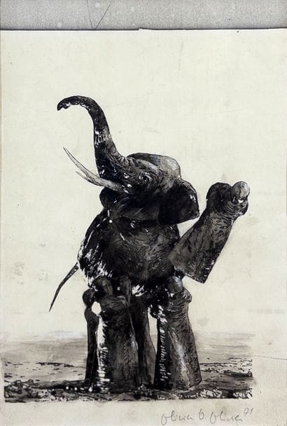 Olivier O. Olivier (France, 1931–2011).
Elephant....