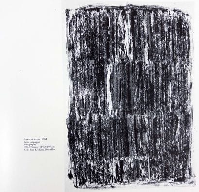 César (France, 1921–1998).
Torn wash drawing....