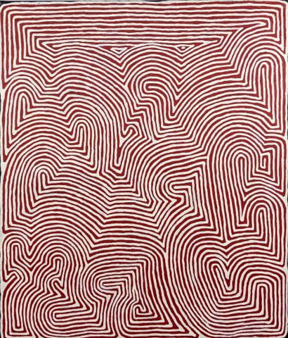Ronnie Tjampitjinpa (Australia, 1943–2023).
Untitled...