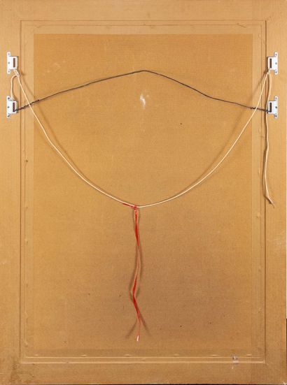 César (France, 1921–1998).
Torn wash drawing....