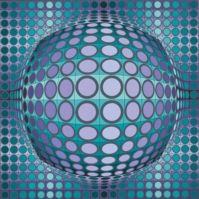 Victor VASARELY (1906-1997), d'après
Viva,...