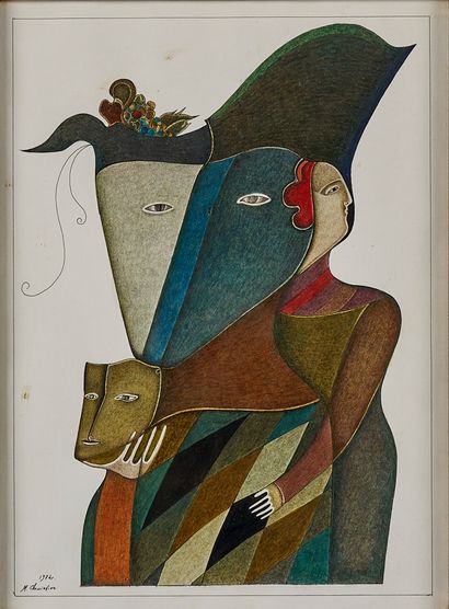 Mikhaïl CHEMIAKINE (Né en 1943)
Personnages...