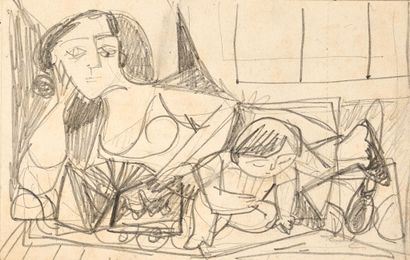 Carlos CARNERO (1924 – 1980)
Maternité, 1954
Dessin...