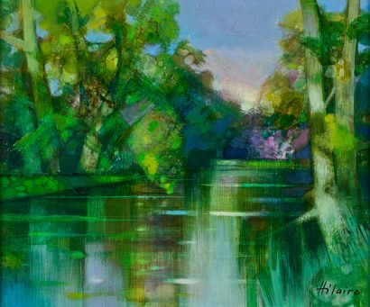 Camille HILAIRE (1916-2004)
Etang, Giverny
Huile...