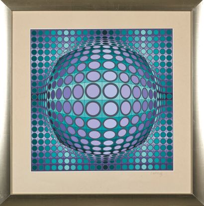 Victor VASARELY (1906-1997), d'après
Viva,...