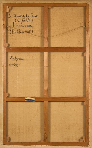 Jörg MADLENER (1939)
Gustave Mahler, Fishbaden
Diptyque...