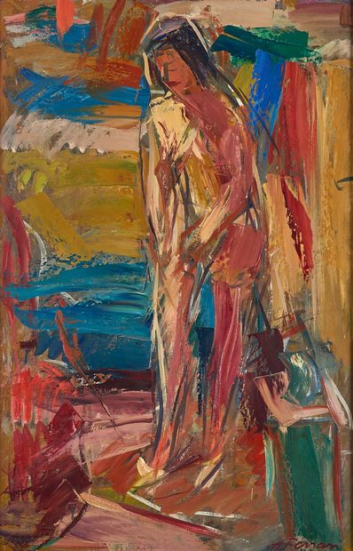 Antoine FERRARI (1910-1995)
Femme nue debout
Huile...