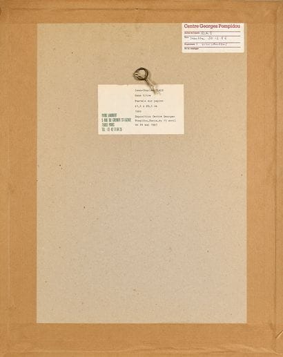 Jean-Charles BLAIS (1956)
Sans titre, Décembre...