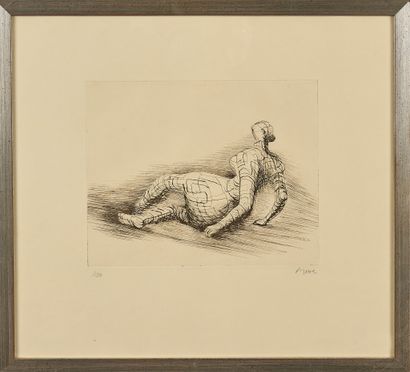 Henry MOORE (1898-1986)
Nu féminin
Eau forte...