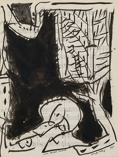 Pierre ALECHINSKY (1927)
Composition, 1980
Encre...