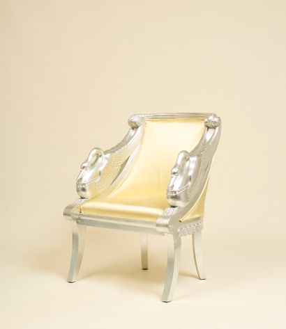 Philippe STARCK (Né en 1949)

'Swann'
Fauteuil

Bois...
