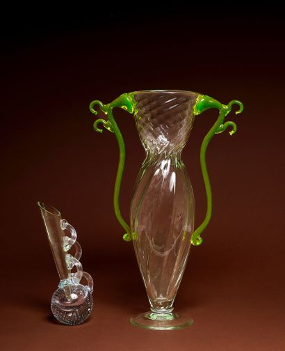 Borek ŠÍPEK (1949-2016)
'HEBERT'
Grand vase
Cristal
Modèle...