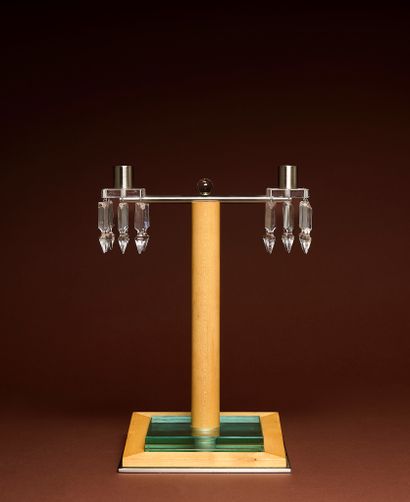 Andrée PUTMAN (1925-2013) & Maison Baccarat

'Pampilles'
Bougeoir
Cristal,...