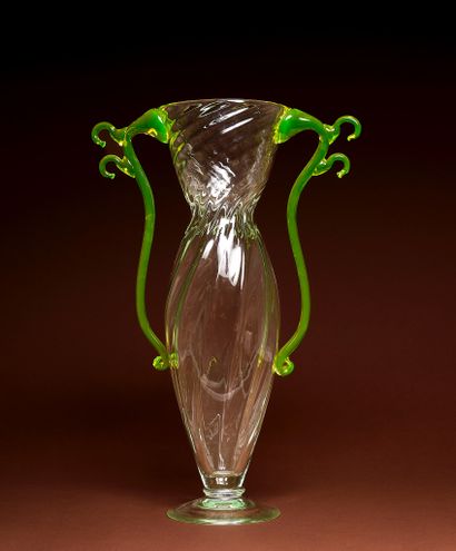 Borek ŠÍPEK (1949-2016)
'HEBERT'
Grand vase
Cristal
Modèle...