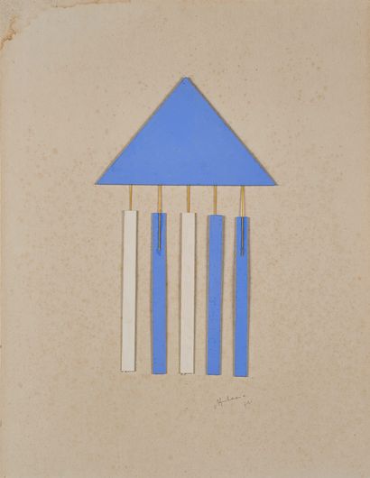Albert CHUBAC (1925-2008)
Sans titre, 1976
Collage...