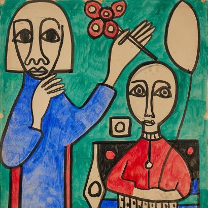 Albert CHUBAC (1925-2008)
Untitled
Gouache...