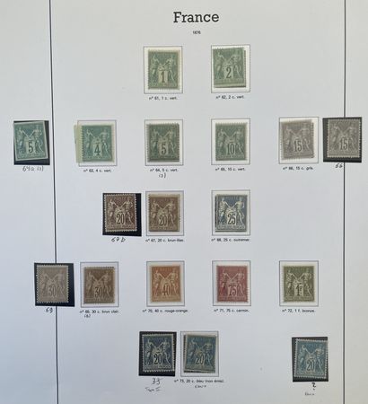 Sage : Collection de timbres de France de...